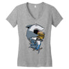 shark Women's V-Neck T-Shirt