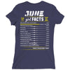 June Girl Facts Gemini Ladies Fitted T-Shirt