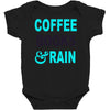 coffee books and rain Baby Bodysuit
