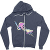 pb and jellyfish Zipper Hoodie