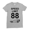 speed limit 88 Ladies Fitted T-Shirt