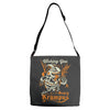 scary krampus Adjustable Strap Totes
