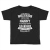 Super Cool Nanny Of A Freaking Awesome Grandson Toddler T-shirt