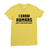 I Grow Humans - What is Your Super Power? Ladies Fitted T-Shirt