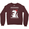 big trex santa ugly christmas Crewneck Sweatshirt