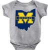ohio for michigan Baby Bodysuit