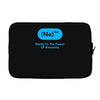 nerdy to the power of awesome Laptop sleeve