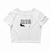 kitten kitty talk to your cat about catnip gifts for dad Crop Top