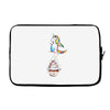 Cute Unicorn and Happy Cupcake Laptop sleeve