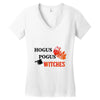 hogus pogus witches Women's V-Neck T-Shirt
