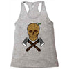 skull wood Racerback Tank