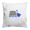 anything unrelated elephants Throw Pillow