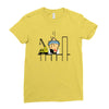sumo pile driver Ladies Fitted T-Shirt