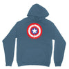 captain america dying bleeding logo Hoodie
