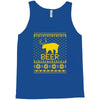 ugly sweater party beer bear funny Tank Top