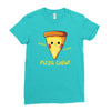 pizza chew! Ladies Fitted T-Shirt