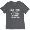 strong woman V-Neck Tee