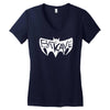 batcave goth logo Women's V-Neck T-Shirt