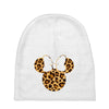 Minnie Mouse Leopard Baby Beanies