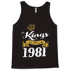 kings are born in 1981 Tank Top