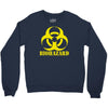 biohazard emo gamer cool rock music Crewneck Sweatshirt