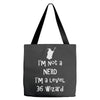 not a nerd Tote Bags