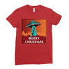 i want to believe santa parody Ladies Fitted T-Shirt