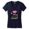 every second counts Women's V-Neck T-Shirt