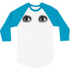 fear 3/4 Sleeve Shirt