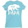 Papa Bear Ladies Fitted T-Shirt