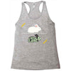 run away! run away! Racerback Tank