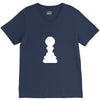 Chess King and Pawn V-Neck Tee
