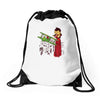 save the princess Drawstring Bags