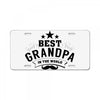 the best grandpa License Plate