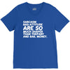 sarcasm and attitude areso much chaper than therapy and bail money V-Neck Tee