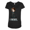 i rebel Maternity Scoop Neck T-shirt