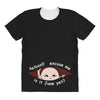 June Peeking Out Asian Baby Boy All Over Women's T-shirt