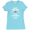 sorry this guy is already taken by a super sexy  september girl. Ladies Fitted T-Shirt