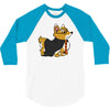 corgi potter 3/4 Sleeve Shirt