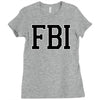 fbi humor Ladies Fitted T-Shirt