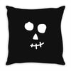 face skull Throw Pillow