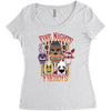 five nights at freddy's Women's Triblend Scoop T-shirt