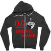 old school gamer Zipper Hoodie