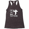 eat sleep mine funny Racerback Tank