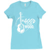 be good to your wood Ladies Fitted T-Shirt