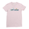 cat mom Ladies Fitted T-Shirt