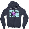 drama bomb Zipper Hoodie