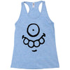 monster face (2) Racerback Tank