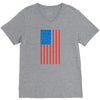 american flag V-Neck Tee