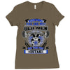 old man was your first mistake Ladies Fitted T-Shirt
